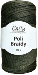  Catty Poli Braidey PP zsinór fonal 35 - Olajzöld