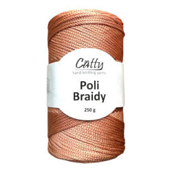  Catty Poli Braidey PP zsinór fonal 4 mm 30 - Sötét barackvirág