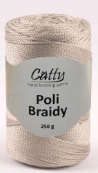  Catty Poli Braidey PP zsinór fonal 4 mm 12 - Világos bézs