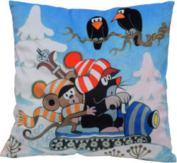  Pernă cu cârtiță 30x30 cm, snowmobil
