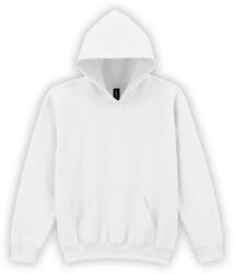 Gildan GIB18500 Heavy Blend gyermek kapucnis pulóver GIB18500-White