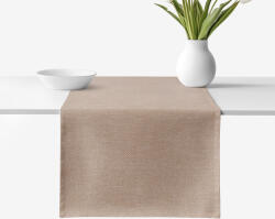 Goldea napron de masă decorativ peru - latte 35x160 cm Fata de masa