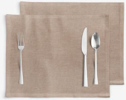 Goldea suporturi farfurii decorative peru - latte - 2 buc 30 x 40 cm Fata de masa