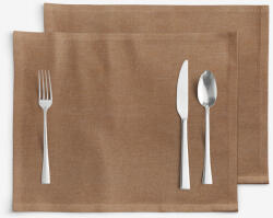 Goldea suporturi farfurii decorative peru - maro - 2 buc 30 x 40 cm Fata de masa