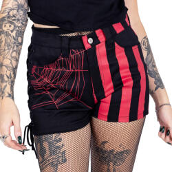 HEARTLESS pantaloni scurți damă HEARTLESS - ARACHNE - BLACK/RED - SH-ARHE-BR