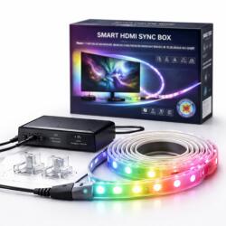 s-shop S-Eye AmbientSync Pro - Lumina Ambientala care Urmareste Imaginea TV | Banda LED RGBIC HDMI Sync 2.6m