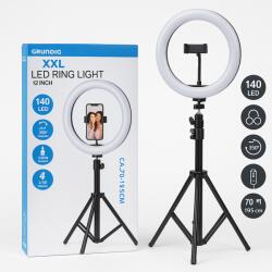 s-shop Lampa Selfie XXL 140 LED, Lumina Rece-Calda-Neutra, Stativ Metalic Reglabil, USB