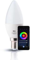 Pulsar Bec LED Smart Pulsar Lumanare C37 6W E14 RGB CCT WiFi Bluetooth pentru Candelabre, Control Vocal Tuya, Eficienta Energetica, Iluminat Colorat (EL0060534)