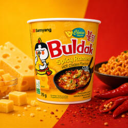 Samyang Buldak Spicy Ramen - Cheese (Cup) (70 g)