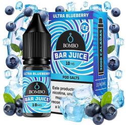 Bombo Bar Ultra Blueberry Ice Nic Salts 10ml 10mg