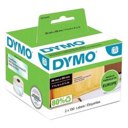 DYMO етикети за адреси 36 x 89 mm, постоянни, прозрачни, 260 бр (S0722410)