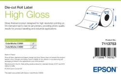 Epson Етикет Epson High Gloss, Перфорирани етикети, 102 x 76 мм ( 415 етикета ) (7113754)