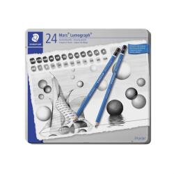 STAEDTLER Молив Mars Lumograph асортимент (24) (100 G24)