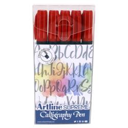 Artline Supreme Калиграфски писец 5 - комплект червен (EPF-240/5W/3)