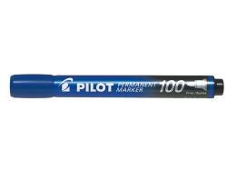 Pilot Пилотен маркер перманентен 100 кръгъл син (sca-100-l)