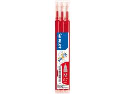 Pilot Frixion Clicker 0, 7 пълнител червен (3) (BLS-FR7-S3-R)