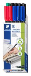 STAEDTLER Маркер Staedtler Lumocolor Perm 0, 6мм асорти (10) (318 B10)