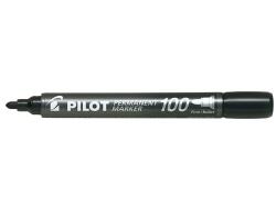 Pilot Пилотен маркер перманентен 100 кръгъл черен (sca-100-b)