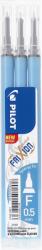 Pilot Пълнител за Pilot Frixion Point Clicker 0, 5 светло син (3) (BLS-FRP5-S3-LB)