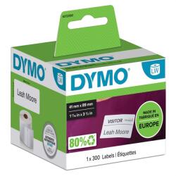 DYMO Етикет за име Бадж 41x89 подвижен бял (300) (S0722560)