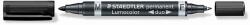 STAEDTLER Маркер Staedtler Lumocolor Duo Perm 0, 6-1, 5мм черен (348-9)