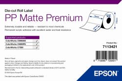 Epson Epson PP Matte Label Premium, щанцована ролка, 76mm x 127mm, 960 етикета (7113421)