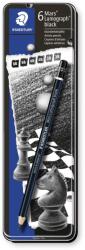 STAEDTLER Молив Mars Lumograph асортимент (6) (100B G6)