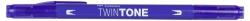 Tombow Томбоу Маркер TwinTone пруски син 0, 3/0, 8 (WS-PK17)