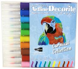 Artline Писалки Artline Decorite четки пастел 10-части комплект (EDF-FW10A Carnival)