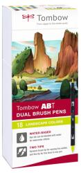 Tombow Маркер ABT Dual Brush 18P-6 Ландшафт картон (18) (ABT-18P-6)