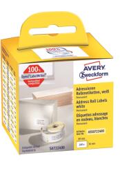 AVERY адресни етикети на ролка 89 x 36 мм, 260 бр (ASS0722400)