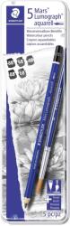 STAEDTLER Молив Марс Лумограф Акварел+четка асортимент (5) (100A G6)
