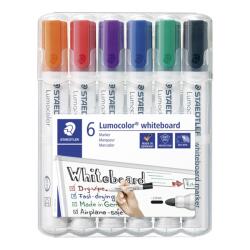 STAEDTLER Маркер Staedtler WB Lumocolor, кръгъл 2 мм, асортимент (6) (351 WP6)