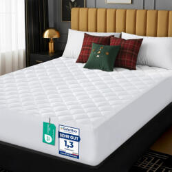 Utopia Bedding Steppelt matracvédő - fehér - 90x190+30 cm