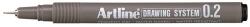Artline Drawing System 0.2 флумастер (EK-232 BLACK)