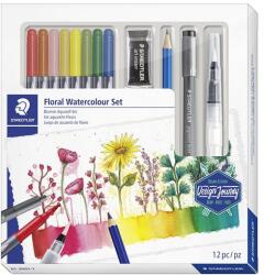 STAEDTLER Floral Design Journey комплект акварелни бои (12) (61 3001-1)