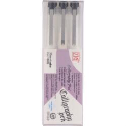 ZIG Калиграфски Писалки 3 - комплект черни (pcs/3v black)