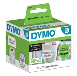 DYMO Етикети Dymo Multi 32 x 57 сменяеми бели мм, 1000 бр (S0722540)