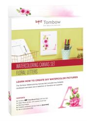 Tombow Комплект за акварел върху платно Tombow Floral Letters (CANVAS-SET2)