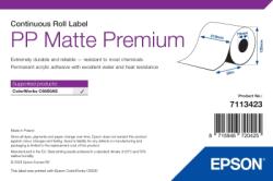 Epson Epson PP Matte Label Premium, Continuous Roll, 210mm x 55m (7113423)