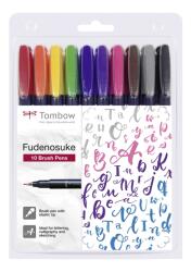 Tombow Marker Fudenosuke твърд връх (10) (WS-BH-10P)