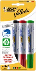 BIC Velleda бял маркер 1701 (4 цвята) (904941)