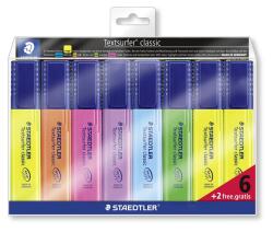 STAEDTLER Маркер Staedtler Textsurfer асортимент (6+2) (364 A WP8)