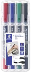 STAEDTLER Маркер Staedtler Lumocolor Duo Perm 0, 6-1, 5mm асортимент (4) (348 WP4)