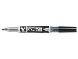 Pilot V Board Master S Extra Fine с кръгъл връх черен (WBMA-VS-EF-BG-B)