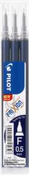 Pilot Пълнител за Pilot Frixion Point Clicker 0, 5, син, черен (3) (BLS-FRP5-S3-BB)