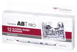 Tombow Маркер Tombow алкохолен ABT PRO Dual Brush 12P-3 Grey (12) (ABTP-12P-3)