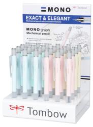 Tombow Молив MONO graph 0, 5 пастелен дисплей (24) (SH-MG-24P-2-A)
