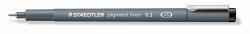 STAEDTLER Fineliner пигментен лайнер 0, 3 мм черен (308 03-9)
