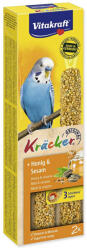 Vitakraft Batoane Vitakraft Kracker papagal, cu miere si susan 2 buc (492-26230) - efistore